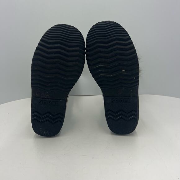 SOREL Joan of Arctic Women's Winter Boot Black/Quarry Insulated Waterproof Sz 8 - Picture 9 of 9